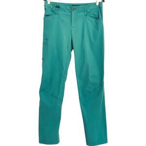 PATAGONIA Venga Rock Pants 6 Turquoise Blue Climbing Hiking Gorpcore 83085 EUC